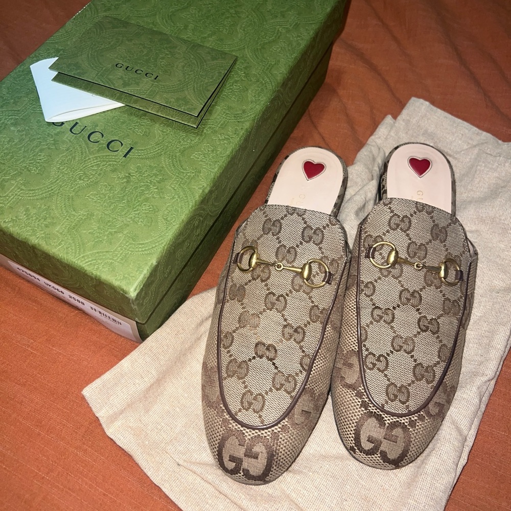 Gucci Jumbo GG Princetown Slippers